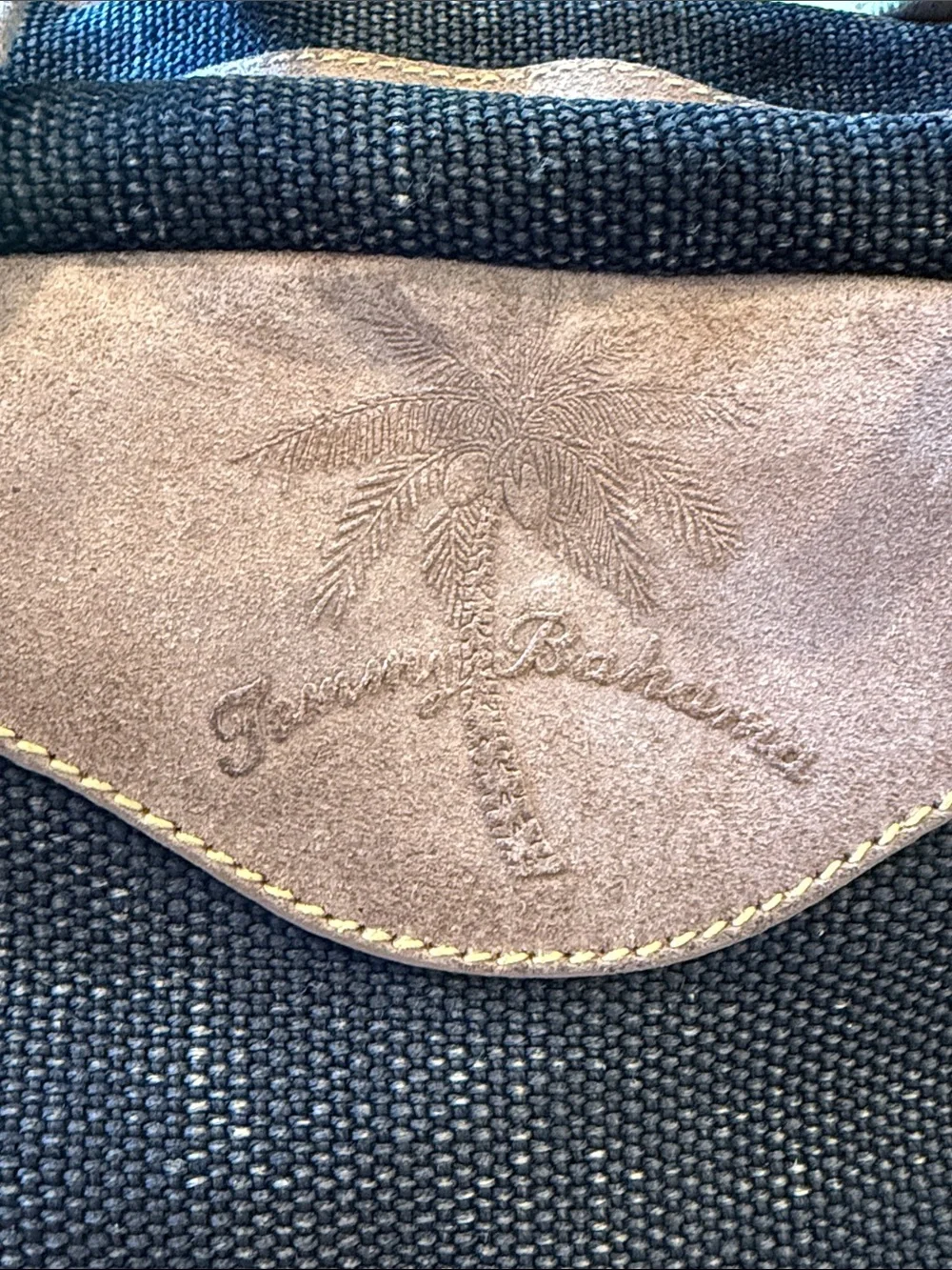 Tommy Bahama Rattan Duffel Bag